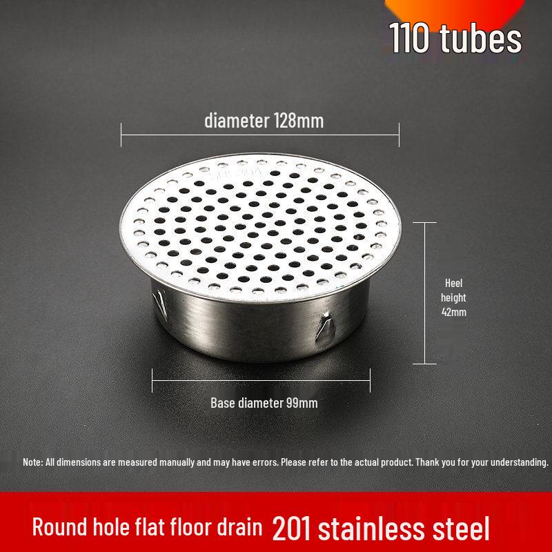 304 Stainless Steel Anti-Clogging Mesh Drain Cover for 75mm Balcony Rooftop Pipes