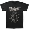 Slipknot Men's Goat Star Logo (Back Print) T-Shirt Black
