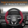 Suitable for Honda Suede Matte Carbon Fiber Texture Steering Wheel Cover Suitable for Civic Fit 8Th Gen 8 City Accord 9 10 Vezel Freed Breeze 7 ZB4