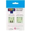 Tetris Key Ring Handheld Arcade Game - Retro mini portable handheld Tetris game with 15 levels of...