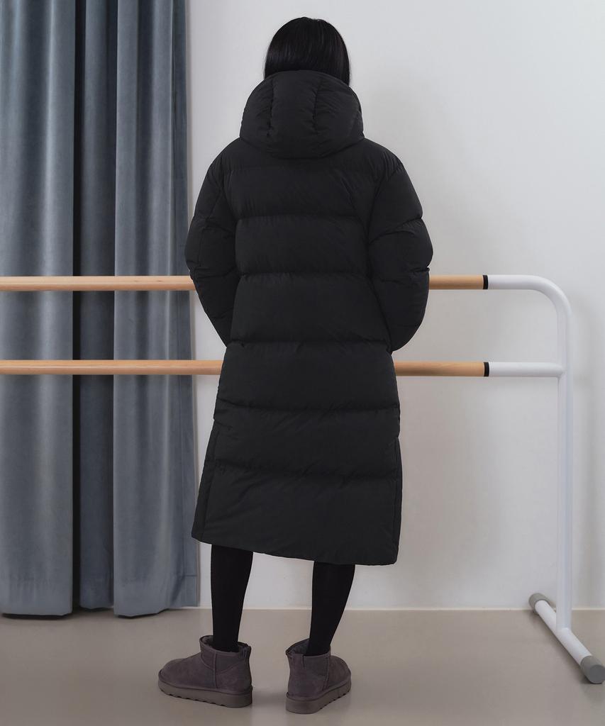 MUSINSA STANDARD WOMAN Women'S Long Down Parka [Black]