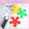 Plastic Fivestar Finger Spinner Gyroscope With Spiral Bearings For Stress Relief And Focus