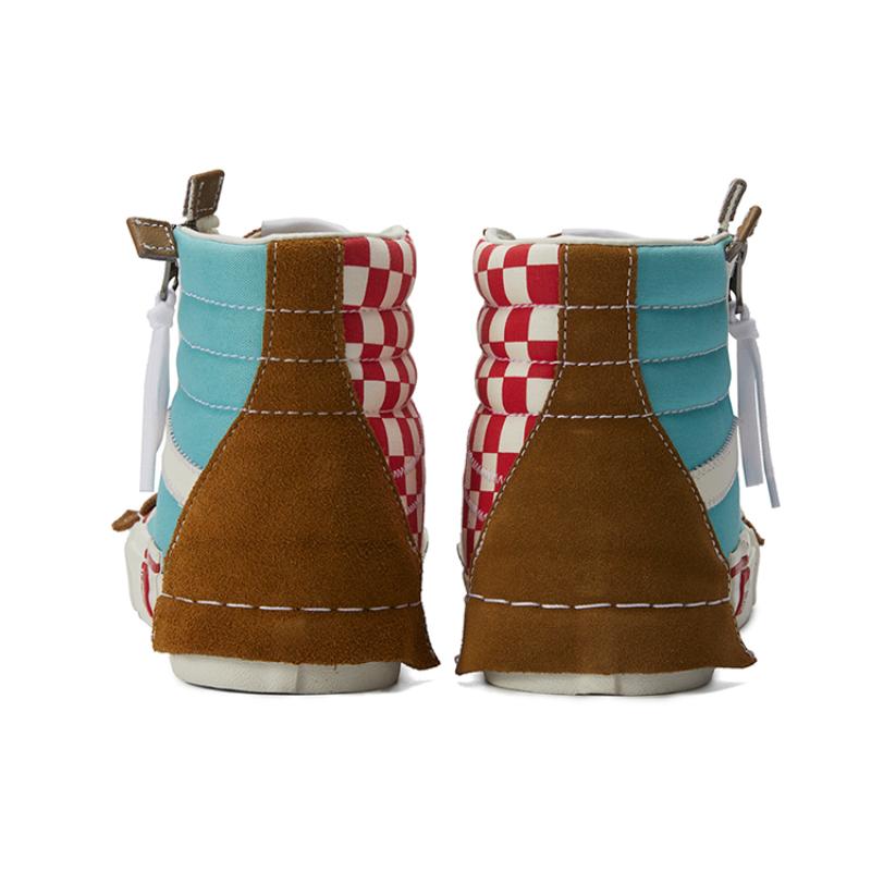 Vans SK8 HI Reissue Cap Skate Shoes Blue/Brown Vans VN0A3WM1602