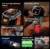2026 Upgraded Men 1400mAh Battery Capacity GPS Heart Rate Flashlight BT Call 10ATM Waterproof AMOLED HD New Smart Watch Smartwatches