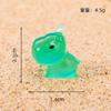 8 Stück leuchtende Capybara Mini-Harztiere Figuren, Schreibtisch Tischplatte Outdoor Basteldekoration Für Miniatur DIY Garten Zubehör
