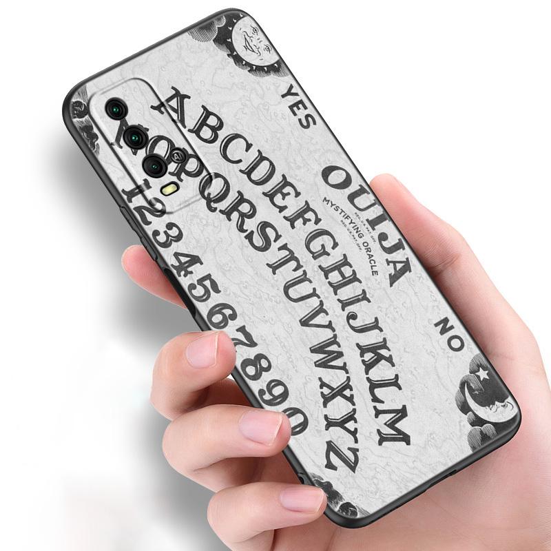 Witches moon Tarot Witch Ouija Silicone Phone Case For Xiaomi Redmi Note 11 10 9 8 Pro 11T 10T 10S 9S 8T 9 9A 9C 9T Black Cover