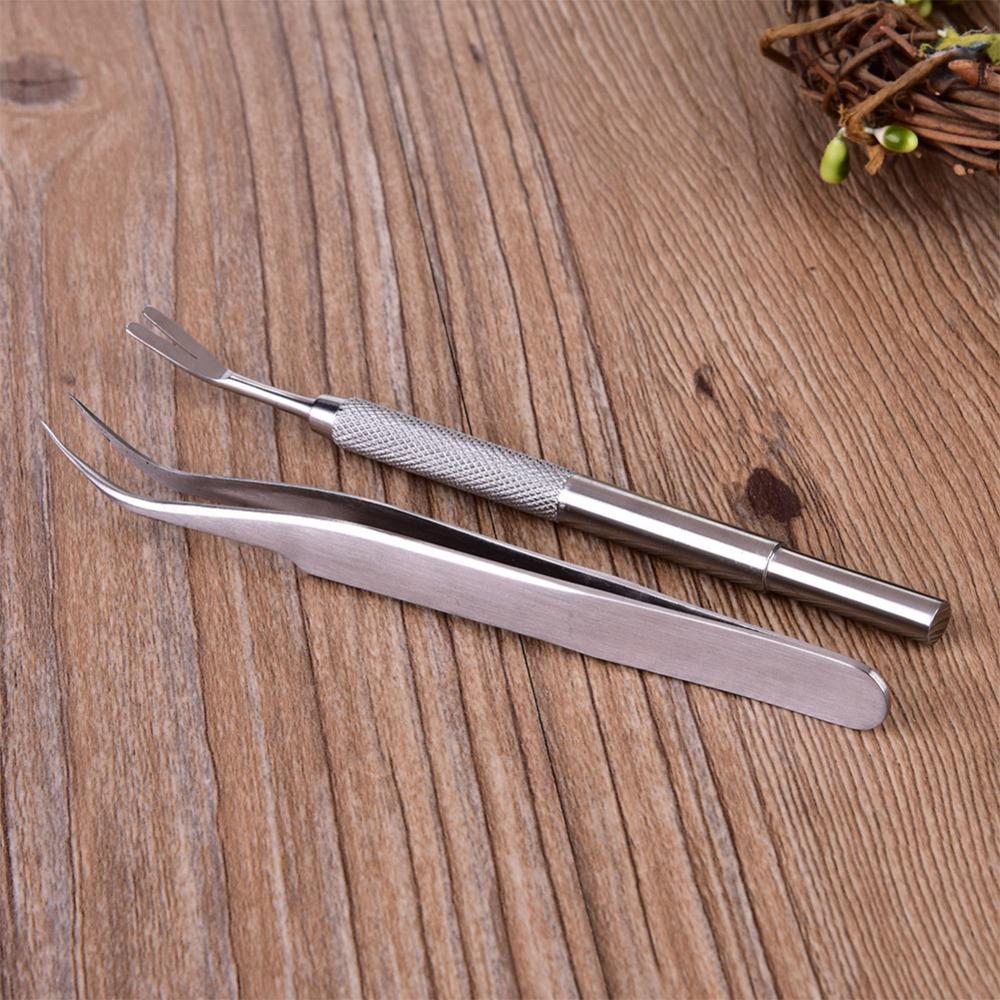 2PCS Dual Prong Shape Tick Remover Mini Size Pet Lice Tool Mite Removal Clip Dog & Cat Grooming