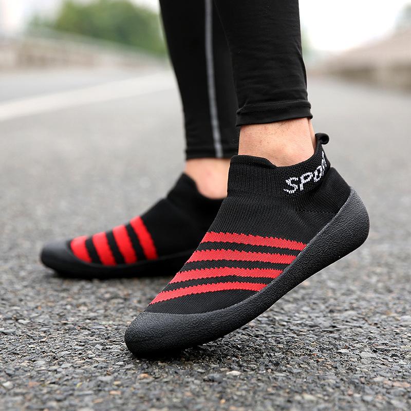 

35-46 Йога фитнес обувь носки плоские каблуки женские однопедальные повседневные летающие вязаные туфли мужские с мягкой подошвой для вождения 35