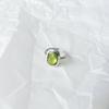 Серебряное кольцо с хризолітом 6.933ct, вес изделия 4,06 гр (2150701)