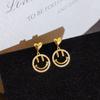 Earrings  Smiling Face  Earrings  New Style  Love  Earrings  Earrings  Women's Temperament  Painless Mosquito Coil Ear Clips