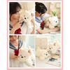 Highland Flower West White Terrier Dog Plush Toy Cartoon Stuffed Animal Doll