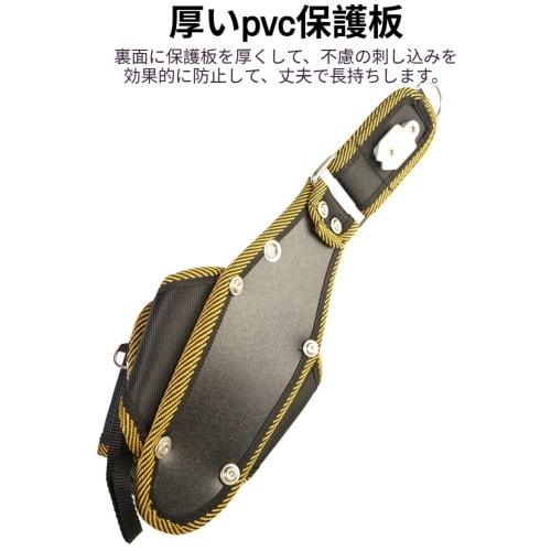 Laxewzul Waist Bag, Nail Pouch with Detachable Tool Holder, Tool Organizer, Accessory Organizer, Waterproof, Durable, Lightweight Nylon Material, Belt