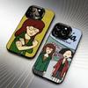 D-Diarrhea Cartoon D-DariaS Phone Case For iPhone 16 17 15 14 12 13 Pro Max Black Candy Matte Shockproof Cover