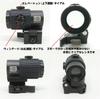 Lupa typu EO G43 Skutečně vyrytá replika Černá EXPS G33 STS Mount 3x Magnifire Booster Scope G43 [AERITH BLACK] (Černá BK)