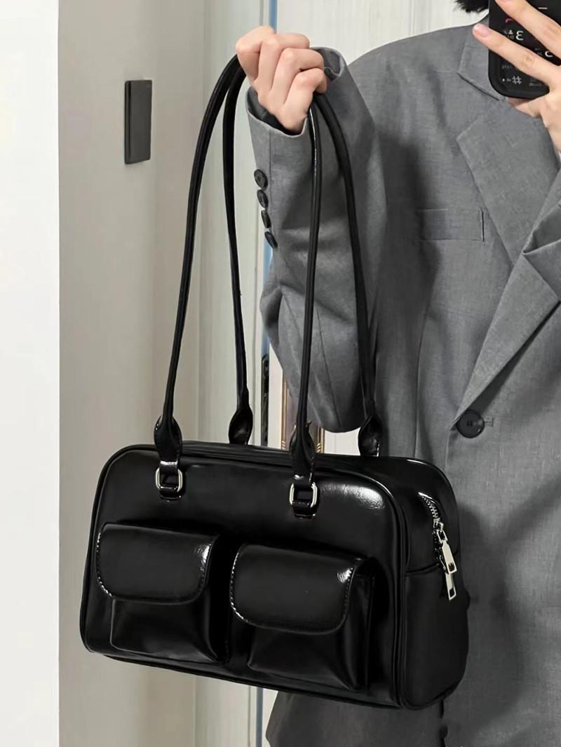 

Korean Women s 2024 Retro College Style Large Capacity Casual Shoulder Bag 28 x 15.5 x 11