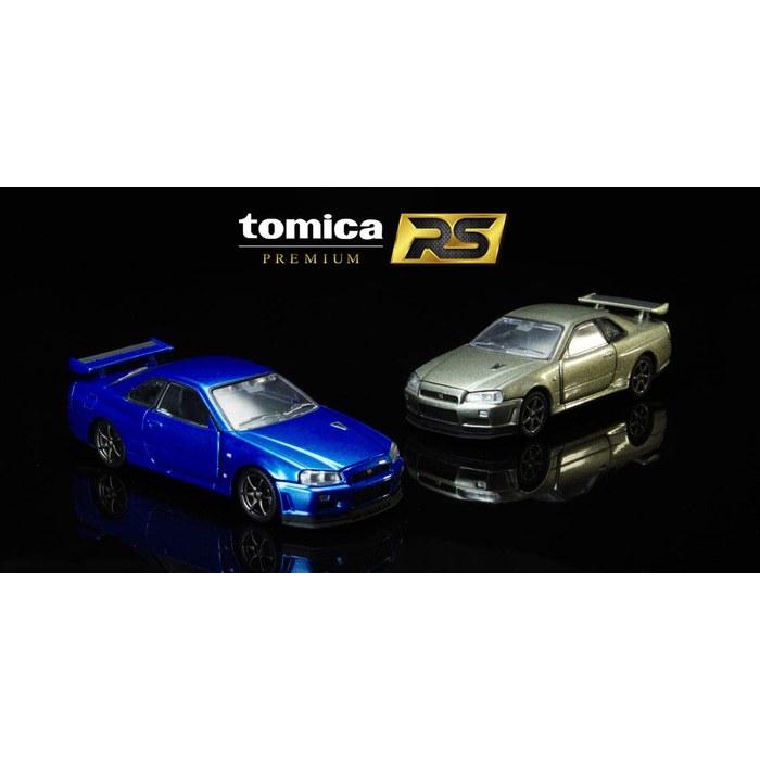 [Tomica] Premium RS Nissan Skyline GT-R V-spec II Nur (Bayside Blue)