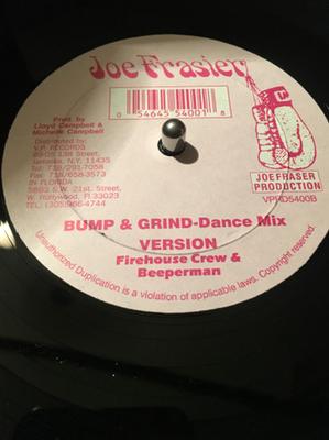 12inch Record CANE JUICE - Bump & Grind (Radio Edit) / Bump &  VPRD5400 Joe Frasier/VP US Reggae, Ska & Dub