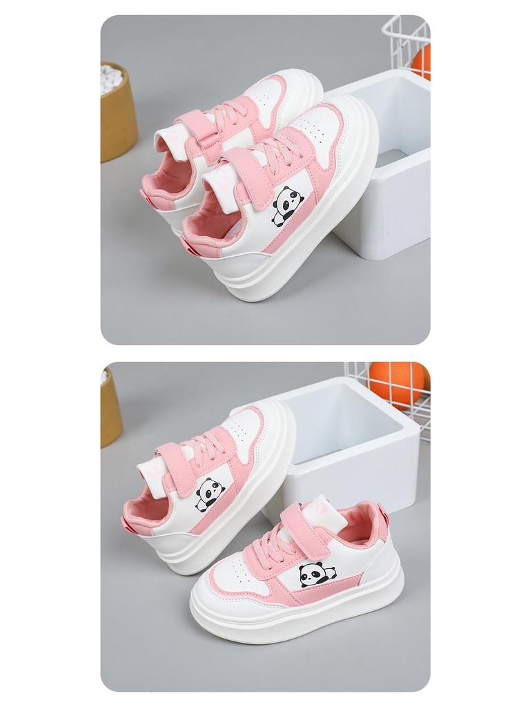 2025 Autumn Girls' White Skate Shoes: Versatile, Non-slip, Casual Running Sneakers
