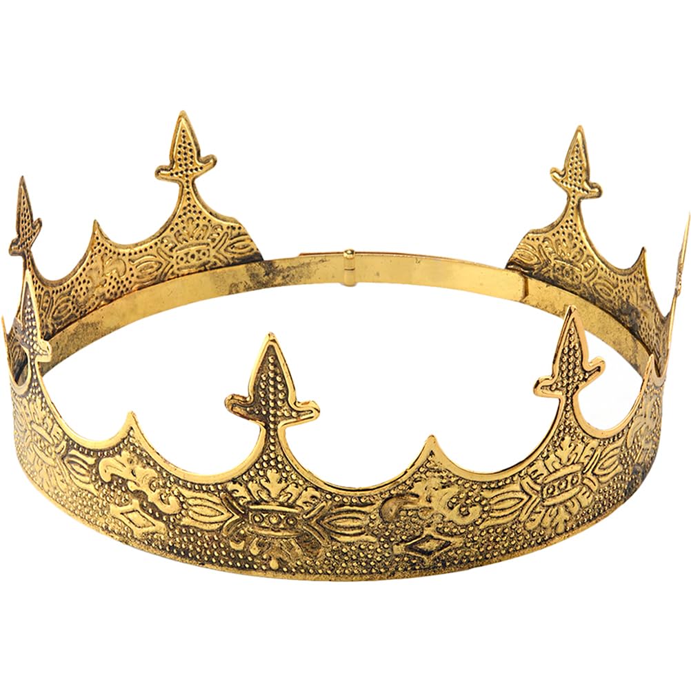 CALLARON Crown Cosplay Crown King Elephant Crown Tiara Hair Accessory Party Hat Fashionable Photoshoot Halloween Christmas Props Birthday Accessories