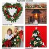13CM Christmas Decoration Artificial Glitter Flowers Floral for Xmas Tree Ornament New Year Party Home Decoration Navidad