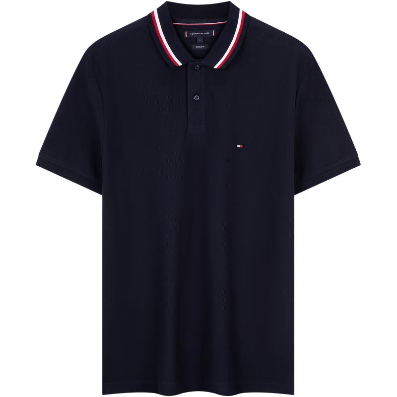 Tommy Hilfiger Мужская пике-поло с контрастной отделкой S
