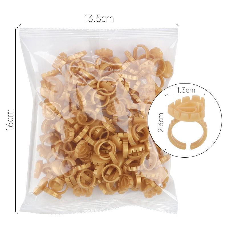 Multi-Color Microblading Pigment Ring Tray for Quick Blooming Makeup