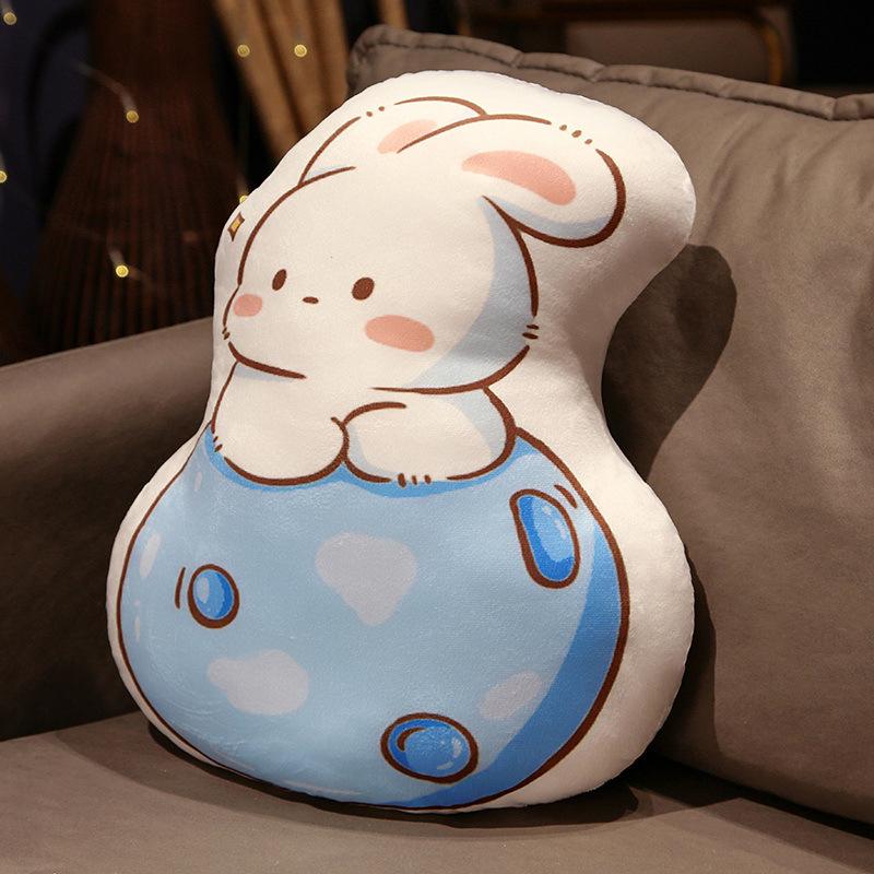 

Подушка-подушка с изображением мультфильма «Луна», кукла-кролик, спальные подушки, плюшевая игрушка, тканевая кукла, детская кукла, милая подушка 30x40cm