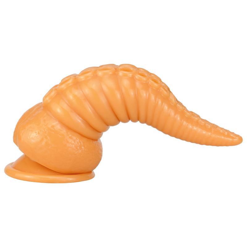 Octopus Tentacle Anal Plug Oversized Transparent Crystal Simulation Dildo Female Masturbator