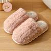 Women's Cotton Slippers Winter Bag Heel Home Warm and Non Slip Plush Cotton Shoes for Men Wearing Outside