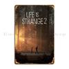 Life Is Strange Spiel Poster Metallschild Personalisierbar Party Wanddeko Personalisierbar Wandbild Blechschild Poster