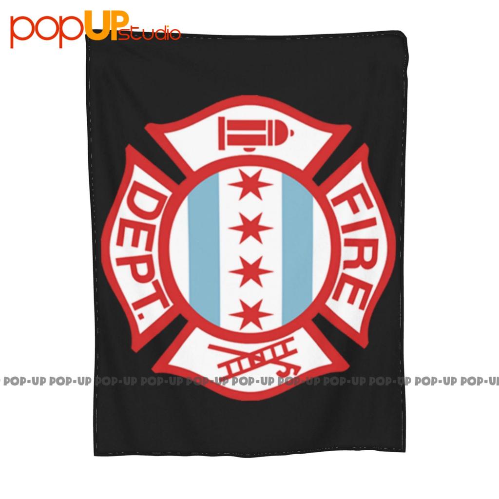 Chicago Fire Department W Chicago Flag Ultra-Soft Blanket Quilt Winter Sofa Cover Bed Covers