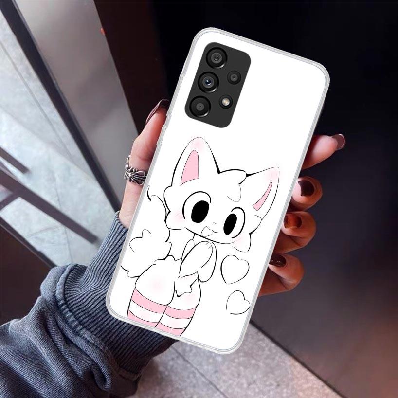 Boykisser Katze Handyhülle Für Samsung Galaxy A12 A52S A42 A32 A22 A51 A50 Note 20 Ultra 10 S10 Plus A71 A70 A31 A30 A10S Galaxy A