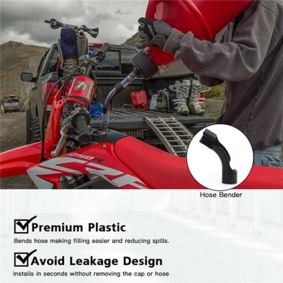 4Pcs Car Motorcycle Gas Filler Hose Bender Bending Tool For Race Jug Fuel Tank