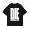 226 Letter Graphic T Shirt Unisex Loose Fit Hip Hop Streetwear Vintage Cotton Tee