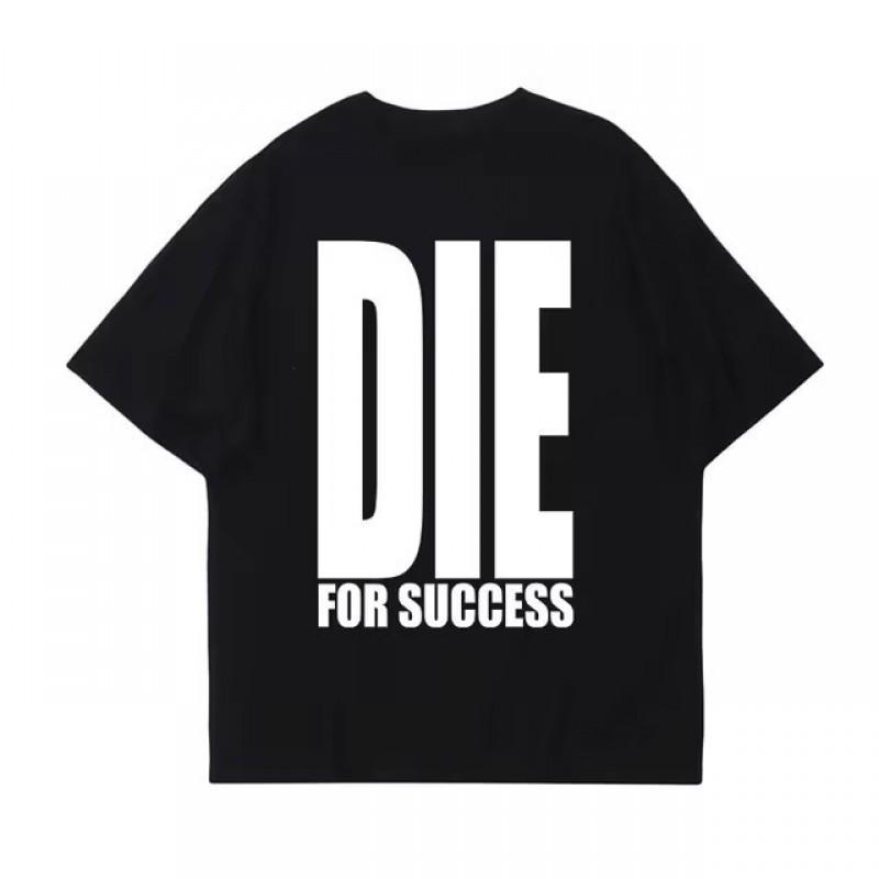 226 Letter Graphic T Shirt Unisex Loose Fit Hip Hop Streetwear Vintage Cotton Tee