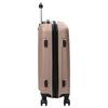 3 Piece Luggage Set In Rose Gold 50 X 31 X 78 Cm ABS Plastic