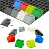 100 Stück Schräge 45° 2 x 2 Steine Kompatibel 3039 Schräge Bausteine Haus Schräge Teile Steine DIY Kinder Spielzeug Zusammenbauen Geschenk