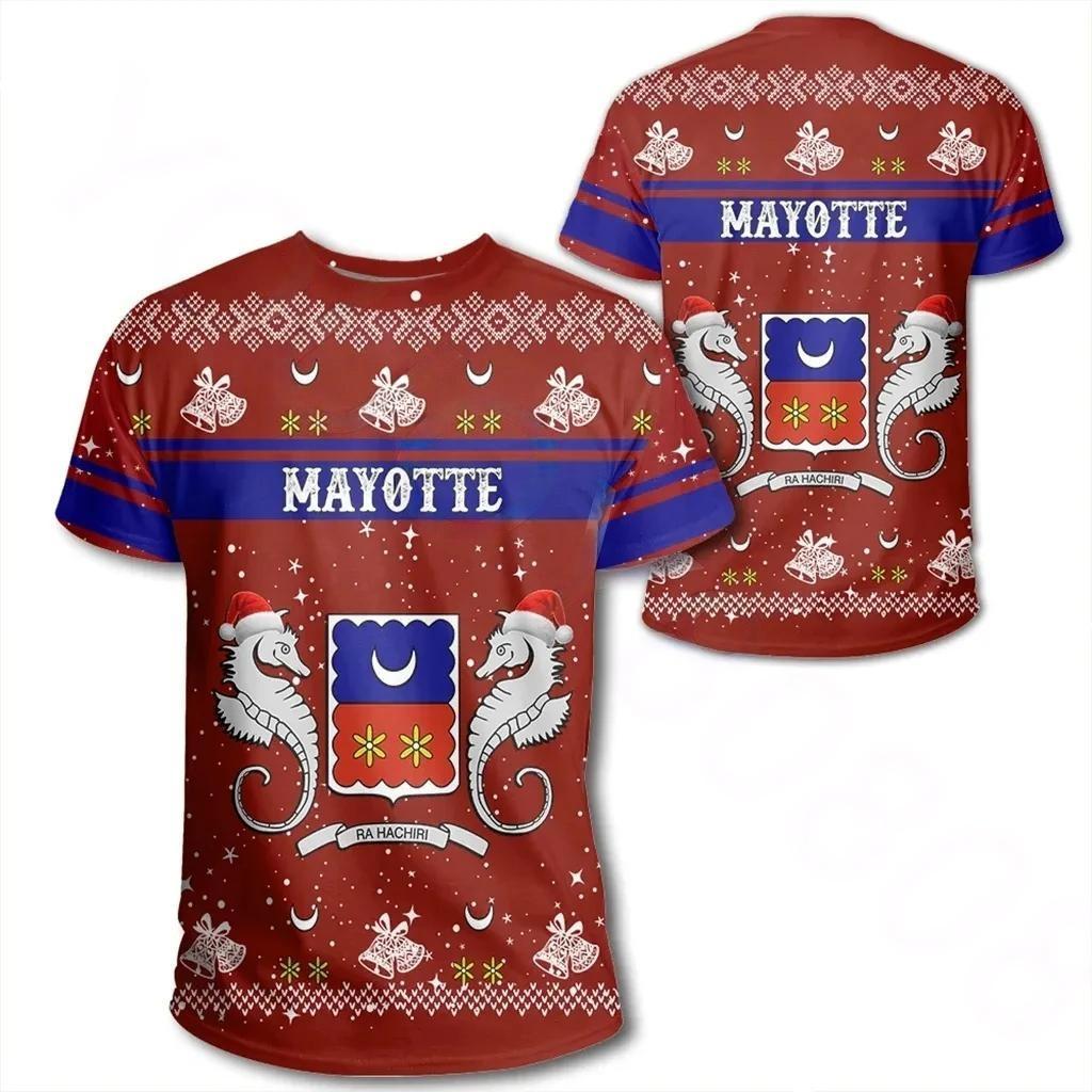 Футболка с флагом побережья Майотты для мужчин, одежда с национальным гербом Африки, футболки с графикой, футболка в стиле рокки, женские футболки