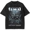 Damski Rockowe Narzędzie Zespół Lateralus Heavy Metal Muzyka Vintage Sprane Koszulka Merch Bawełniany Top Ubrania Śmieszne Koszulki Letnie Oversize