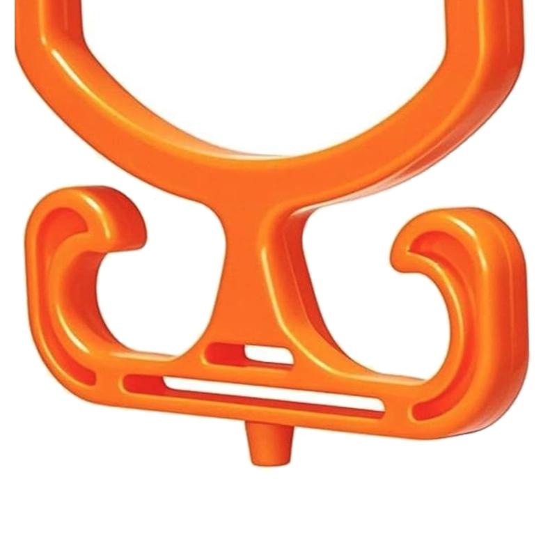 Pack of 2 Functional Grocery Bag Holders Strong Plastic Gentle Grip for Shopping Transfer