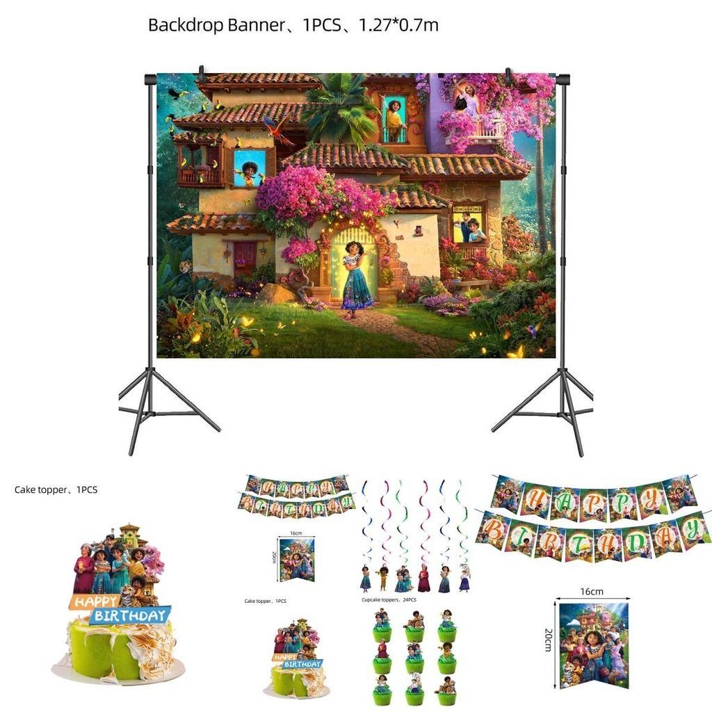 Set di Forniture per Festa di Compleanno Encanto - Perfetto Per Sorprendere il Tuo Bambino Con un Giorno Speciale!