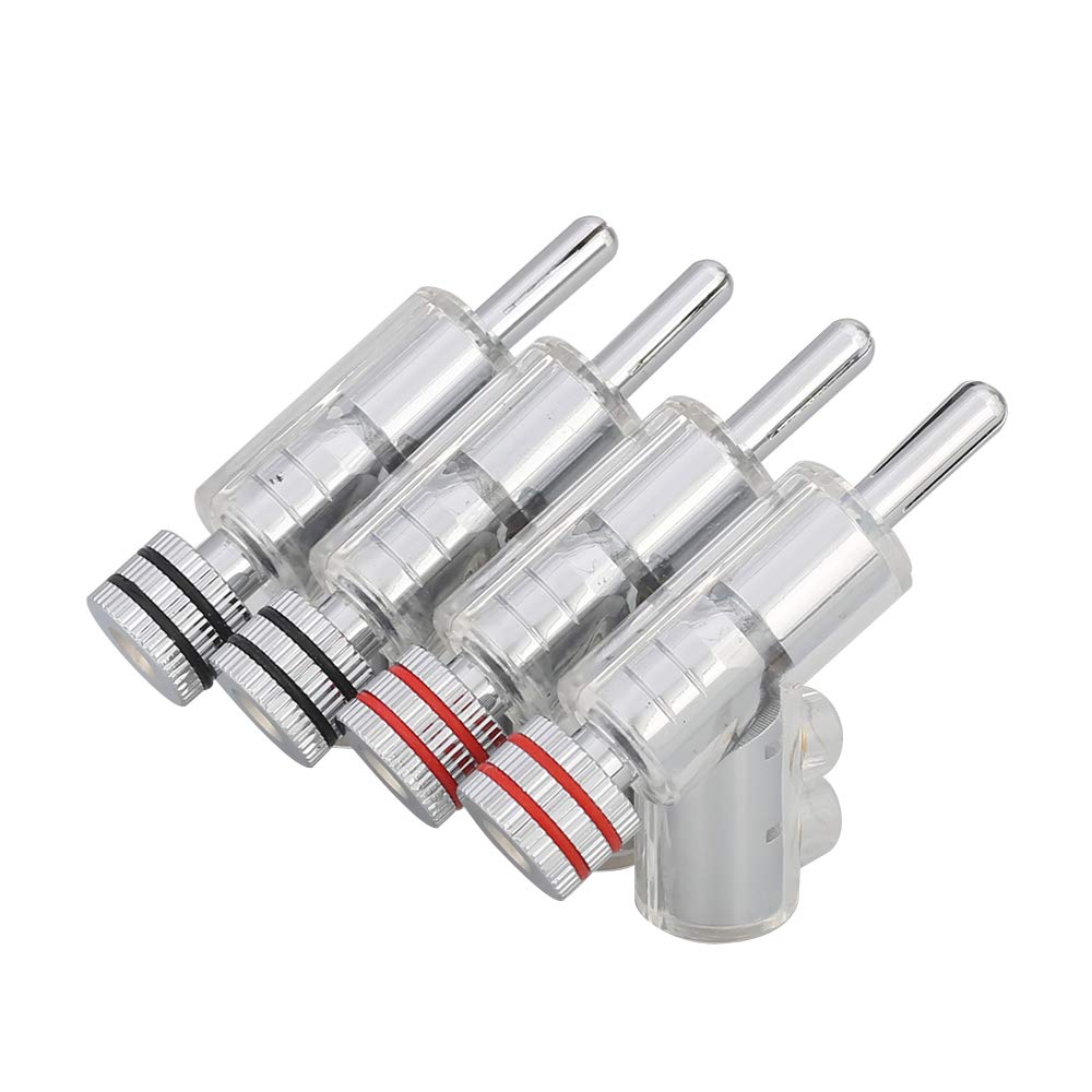 

Штекер кабеля динамика Viborg Banana Plug Совместимый диаметр кабеля 7 мм 4 шт. 1 комплект