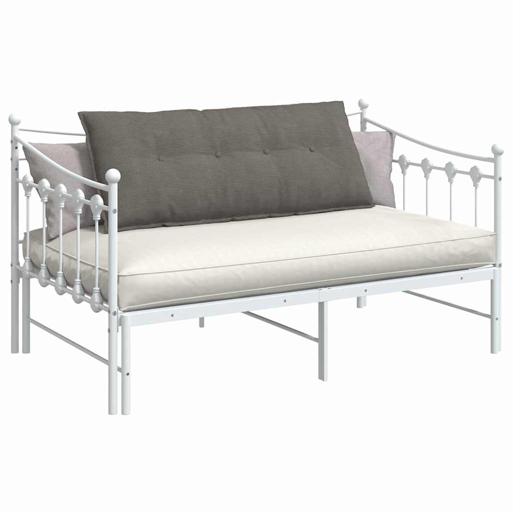 Back Cushion Light Grey 120 X 50 Cm Corduroy Fabric