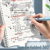 Detachable Coil Notebook: A5/B5 Thickened Loose-Leaf with Horizontal Lines and A4 Grid