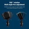 Accendisigari Auto 12V-24V Divisore di Presa Luce d'Atmosfera Blu PD QC3.0 2 Porte USB-C Per Telefono Cellulare Caricabatterie DVR
