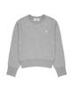 Deomati Mati Soft Breeze Semi-Crop Round Knit (Wf) - Gray