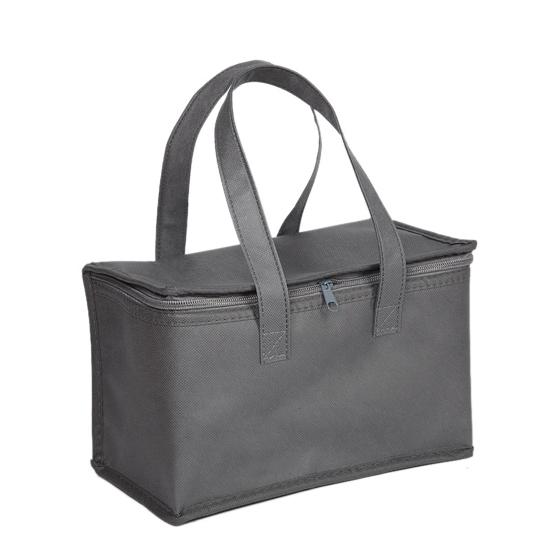 

Портативная сумка для ланча с широким отверстием, сумка для ланча из алюминиевой фольги, сумка для пикника на открытом воздухе серый