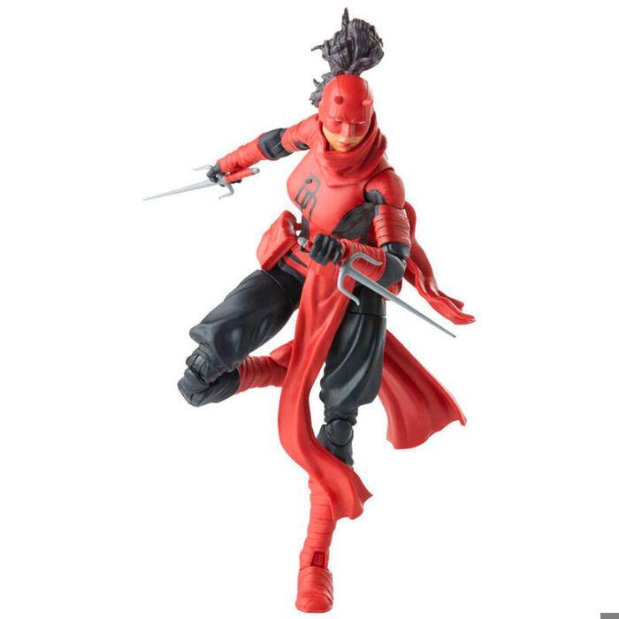 Hasbro - Spider-Man Marvel Legends Retro Collection - Figurine Elektra Natchios Daredevil 15 cm