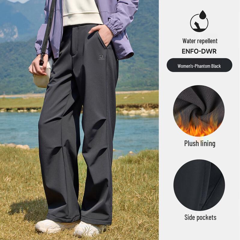 CAMEL Women s Fleece-Lined Woven Trousers L