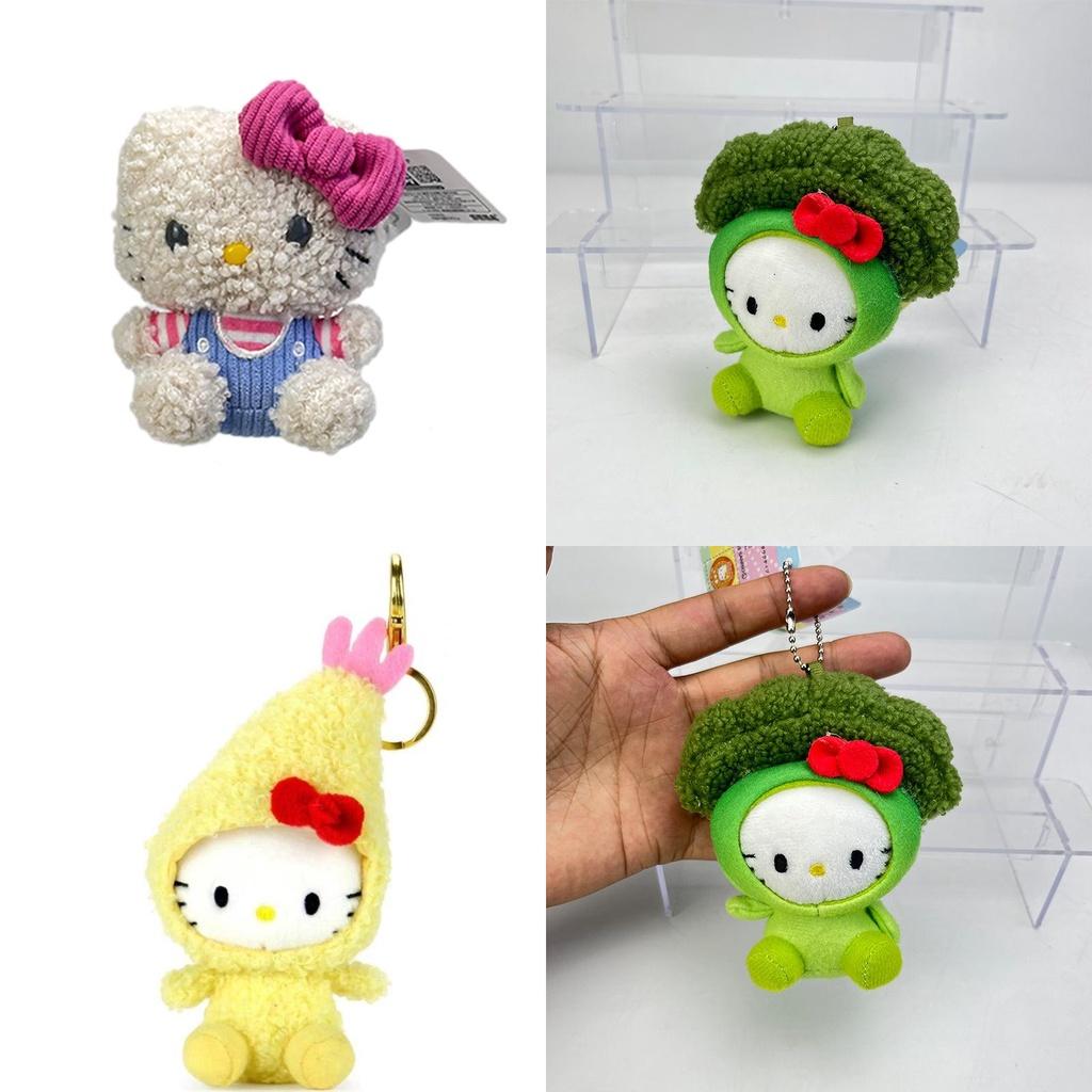 Hellokitty Shrimp Plush Toy Backpack Pendant Cute And Fluffy Kitty Design